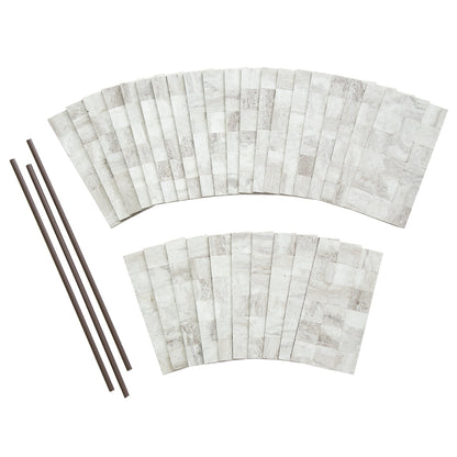 Carrelage mural adhésif Aspect Collage