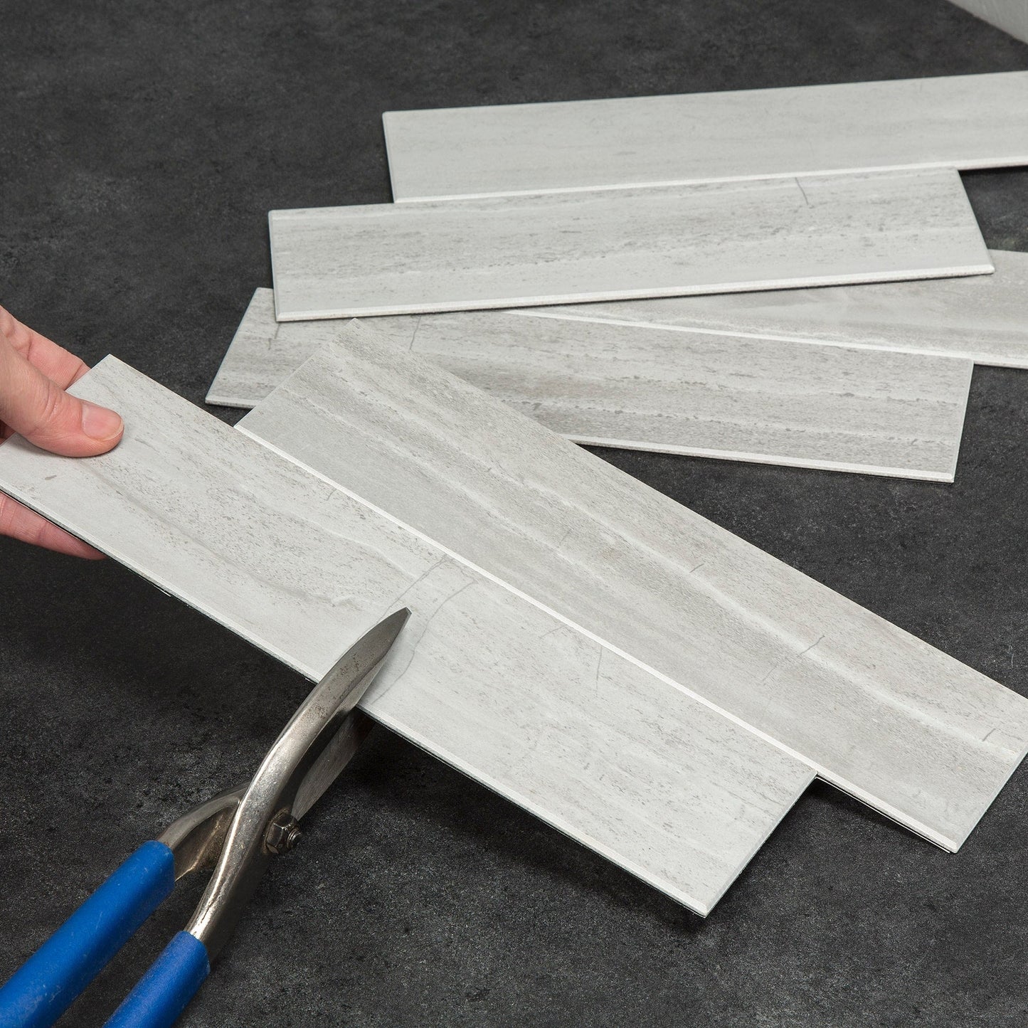 Carrelage mural adhésif Aspect Collage