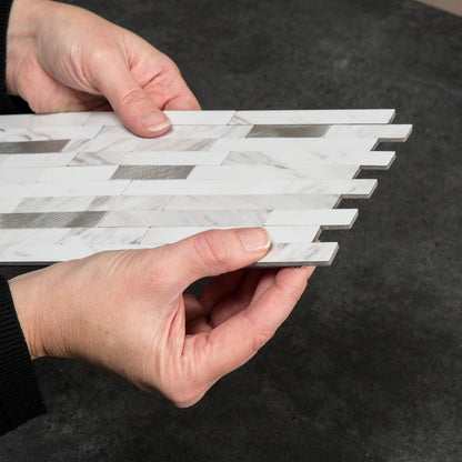 Carrelage mural adhésif Aspect Collage