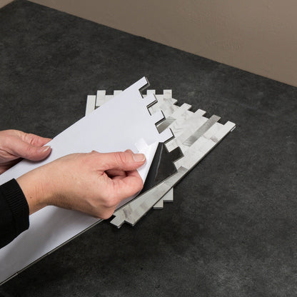 Carrelage mural adhésif Aspect Collage