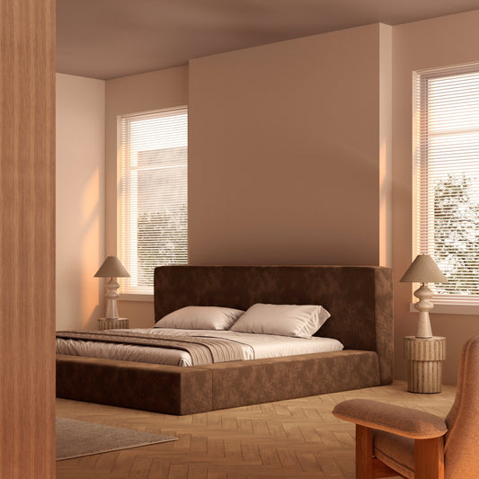 Cadre de lit - Vellie Mocha