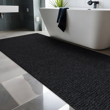 Beverly Rug Solid Color Non-Slip Rubber Back Washable Indoor Area Rug