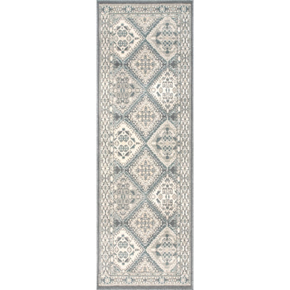 Tapis carrelé traditionnel Nuloom Becca