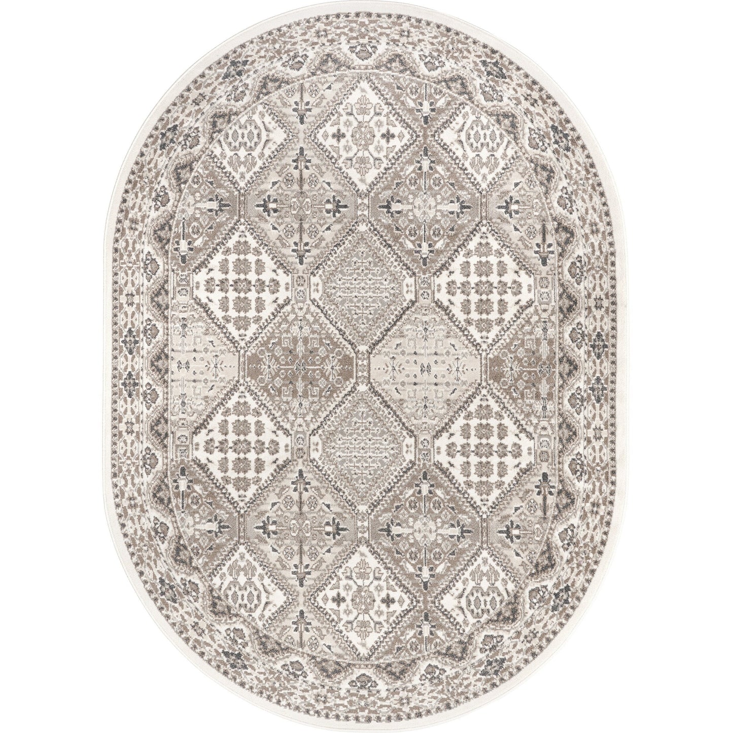 Tapis carrelé traditionnel Nuloom Becca