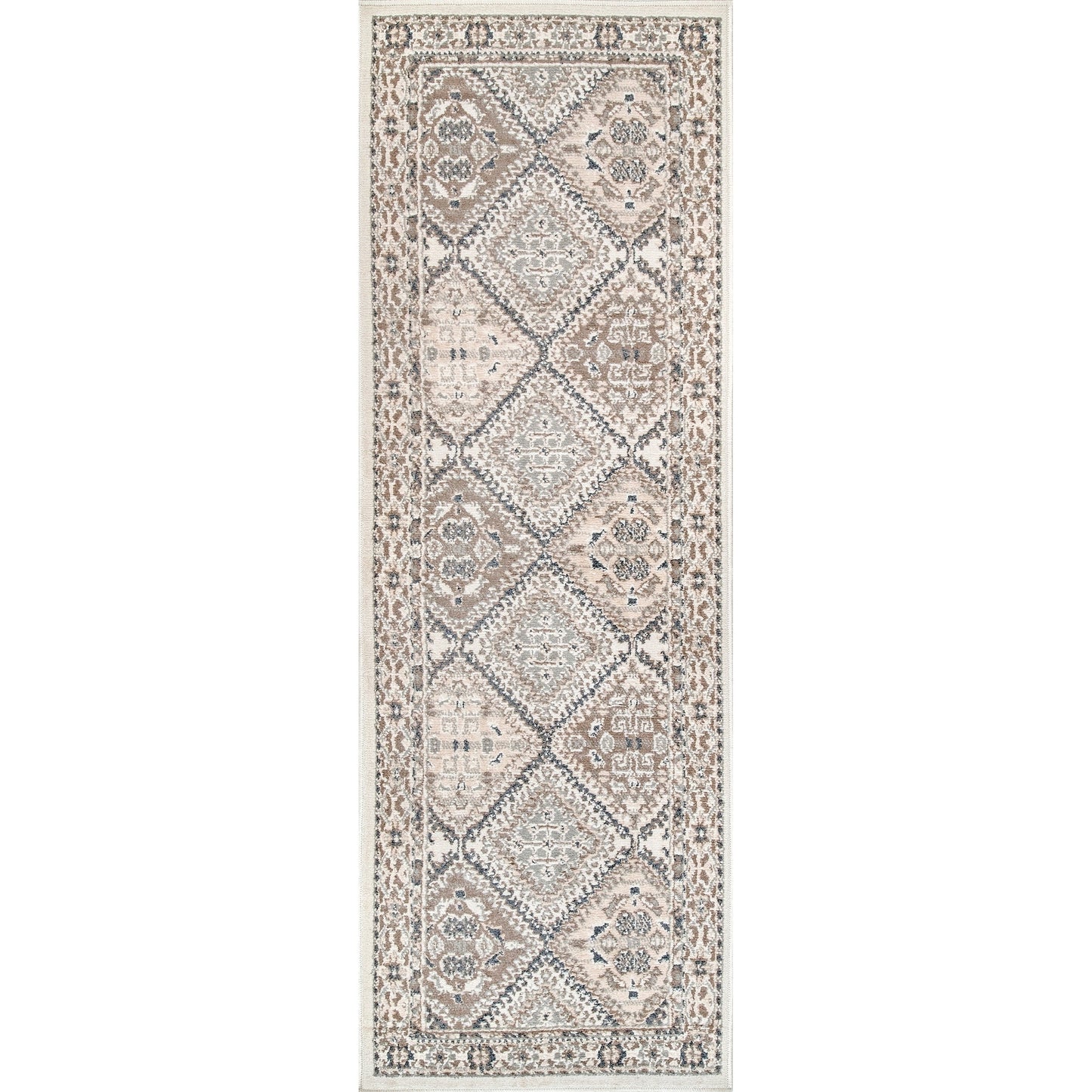 Tapis carrelé traditionnel Nuloom Becca