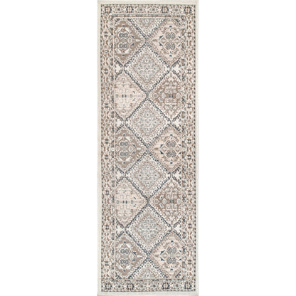 Tapis carrelé traditionnel Nuloom Becca