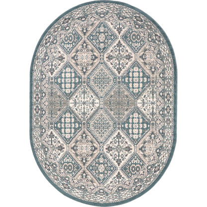 Tapis carrelé traditionnel Nuloom Becca