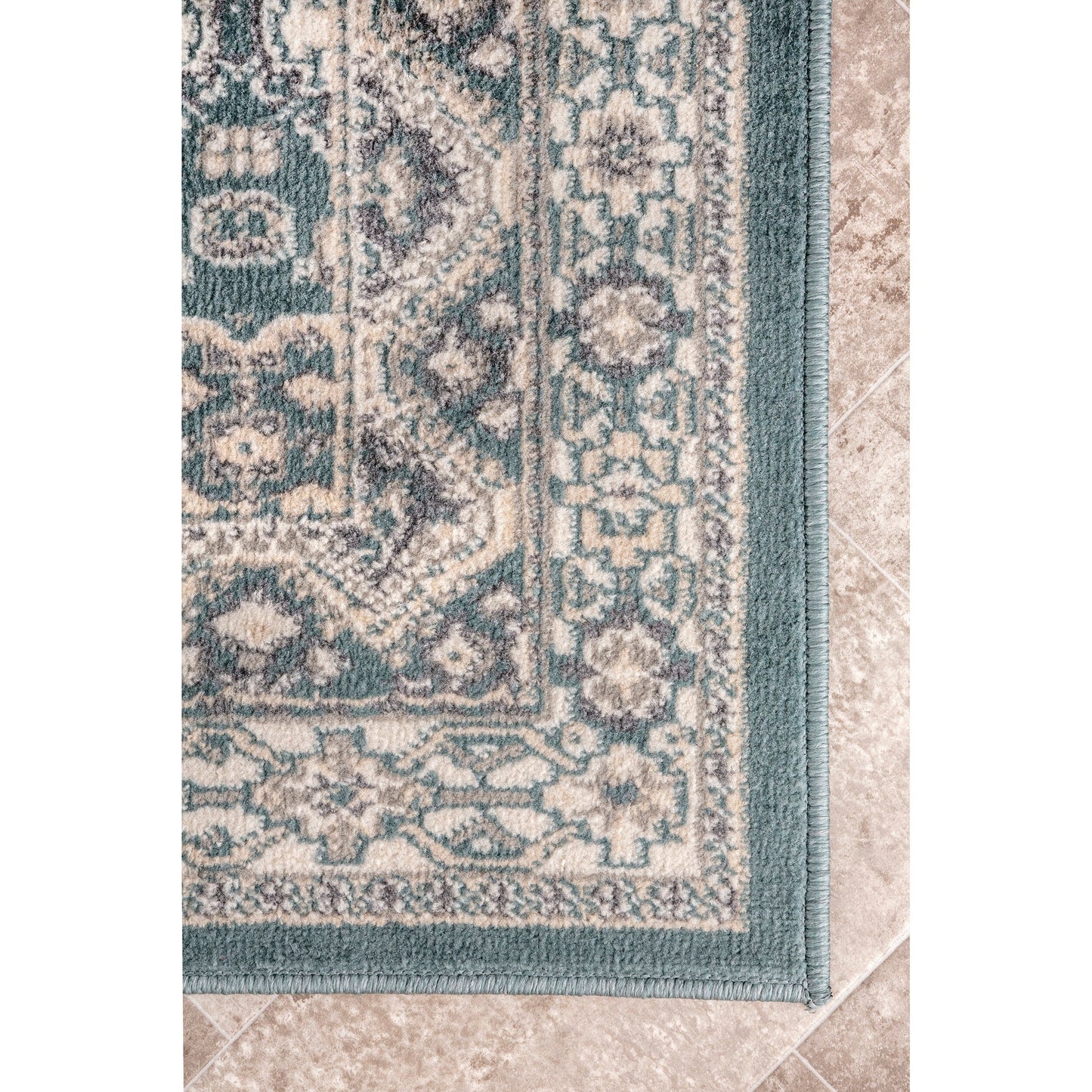 Tapis carrelé traditionnel Nuloom Becca