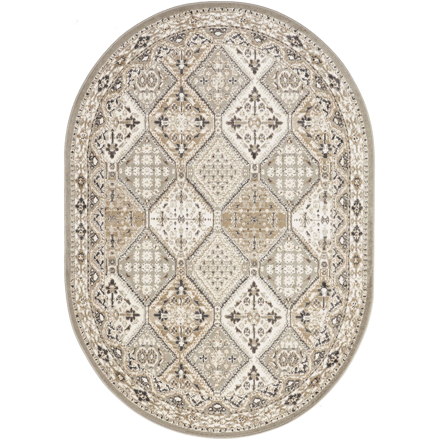Tapis carrelé traditionnel Nuloom Becca
