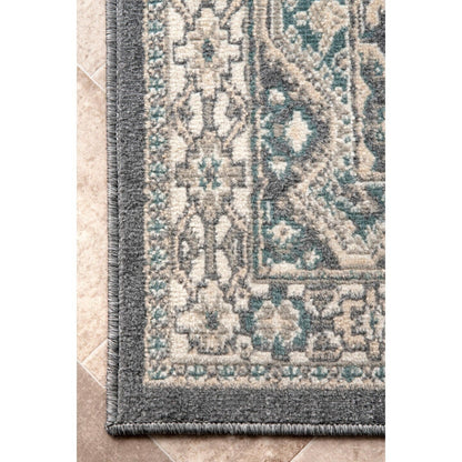 Tapis carrelé traditionnel Nuloom Becca