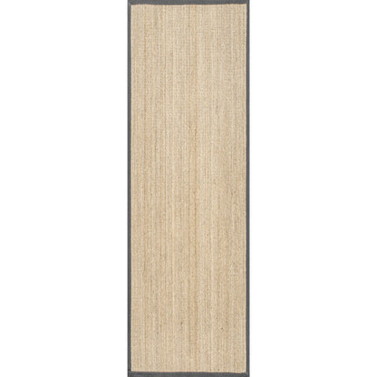 Tapis Nuloom Kiana Casual avec bordure en jonc de mer