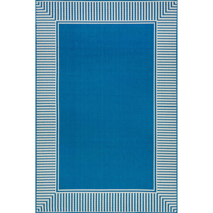 Tapis d'intérieur/extérieur classique à bordures Nuloom Leah