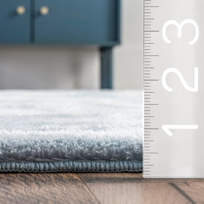 Tapis à poils longs lavable en machine Nuloom Loni SuperiorWash