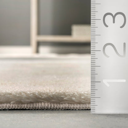 Tapis à poils longs lavable en machine Nuloom Loni SuperiorWash