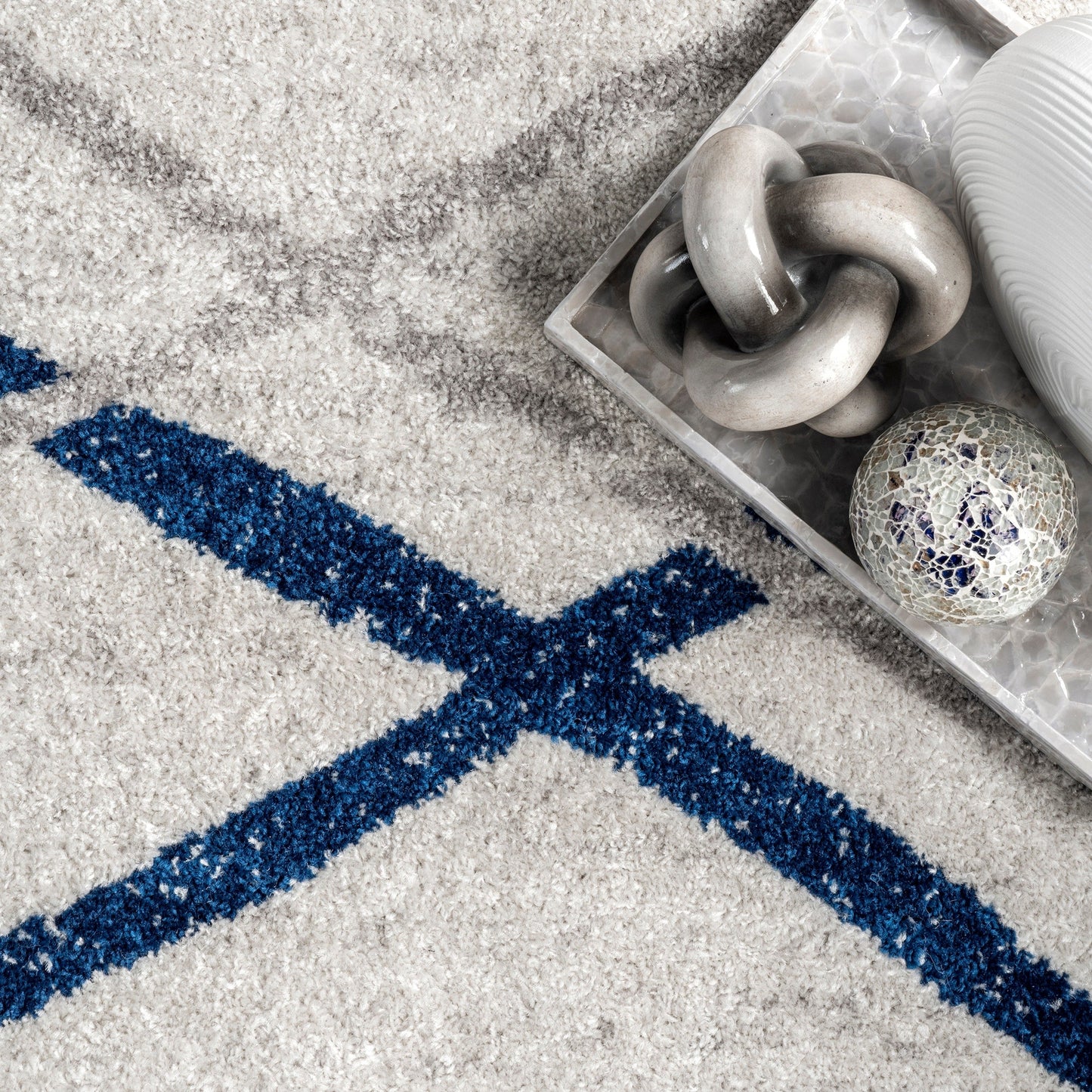 Tapis abstrait moderne Nuloom Skylar