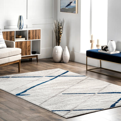 Tapis abstrait moderne Nuloom Skylar