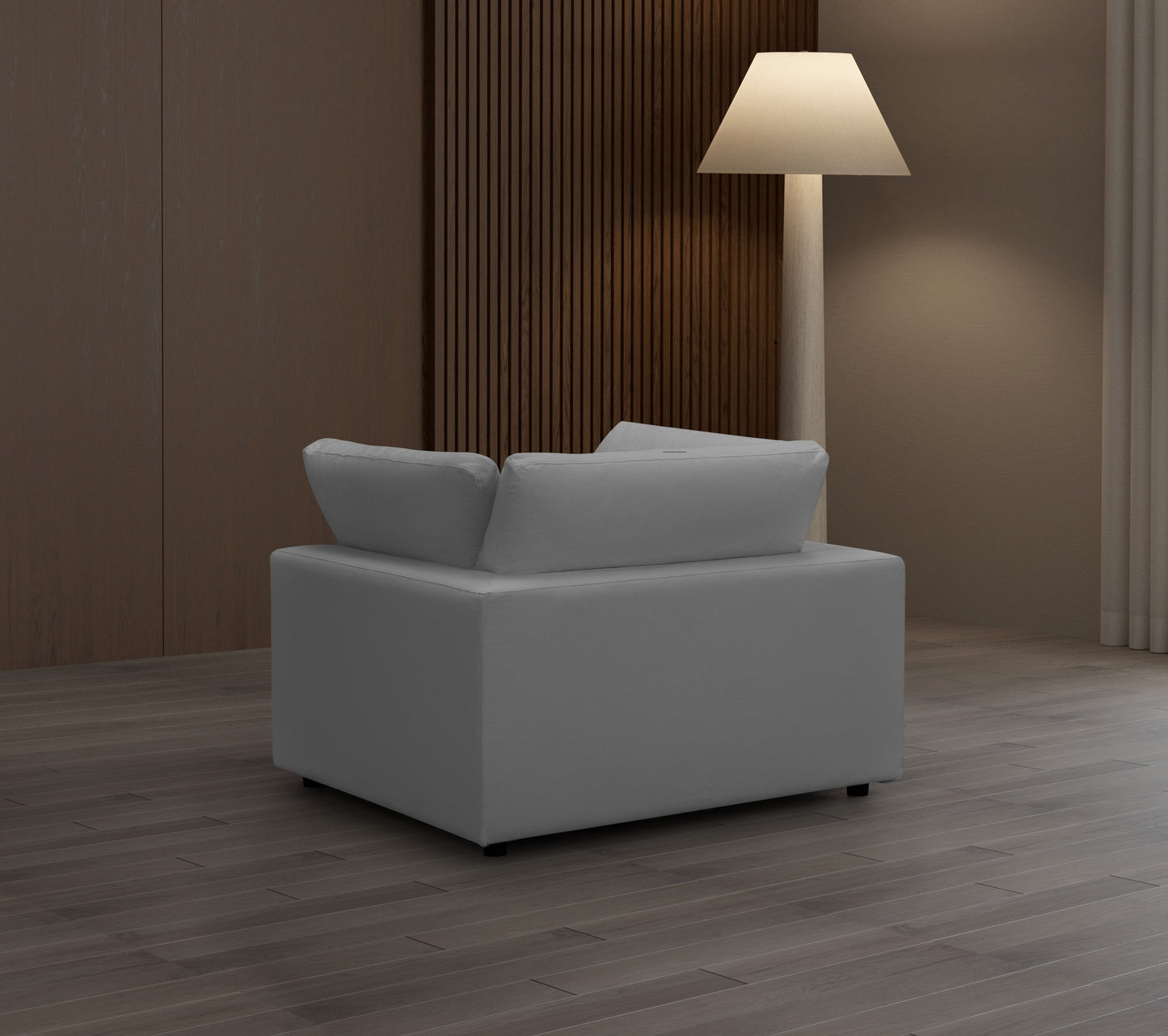 Canapé en tissu - Gris Sol