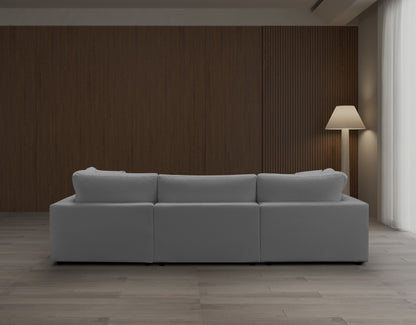 Canapé méridienne - Gris Sol