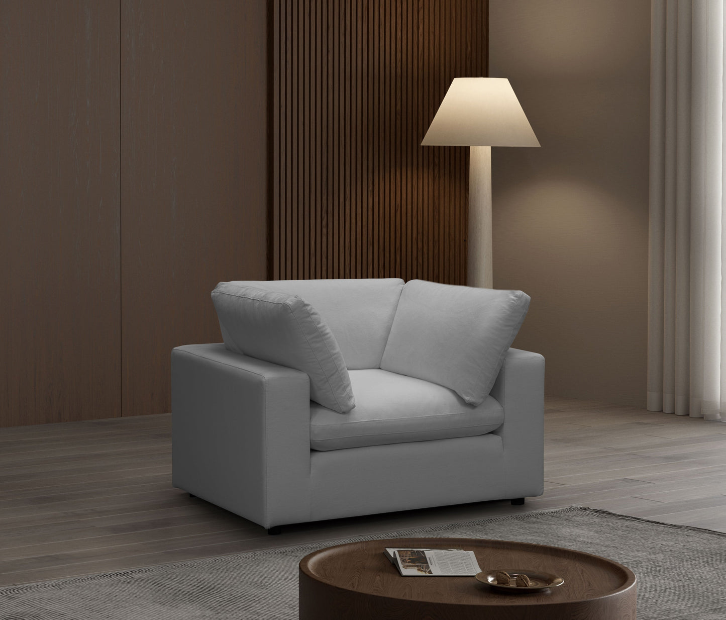 Canapé en tissu - Gris Sol