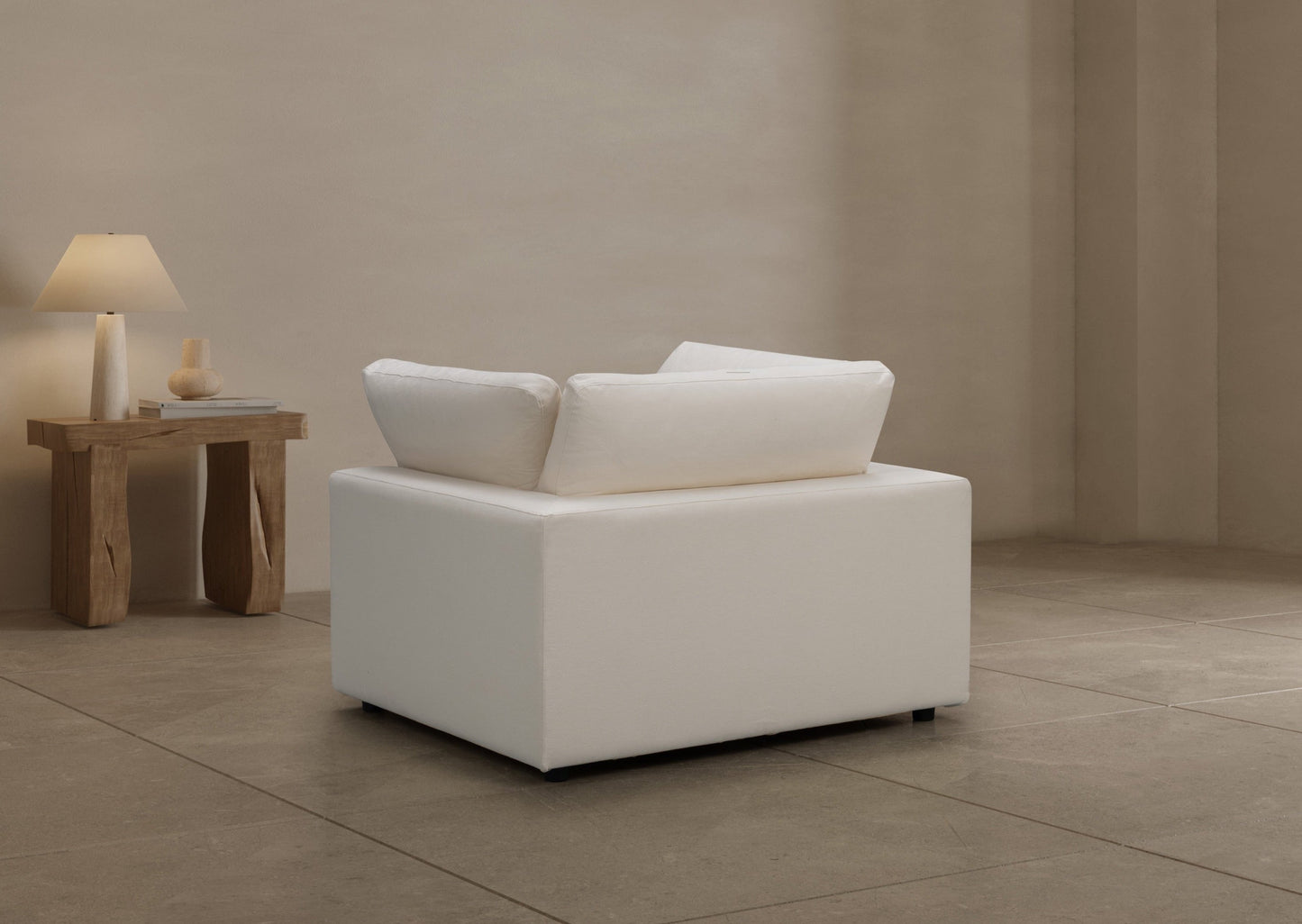 Canapé en tissu - Sol Ivory