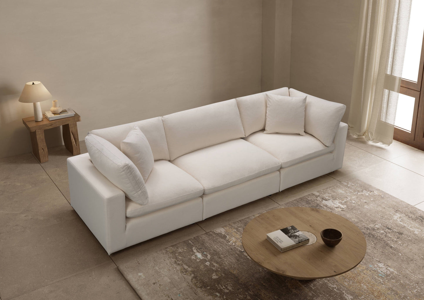 Canapé modulable - Sol Ivory