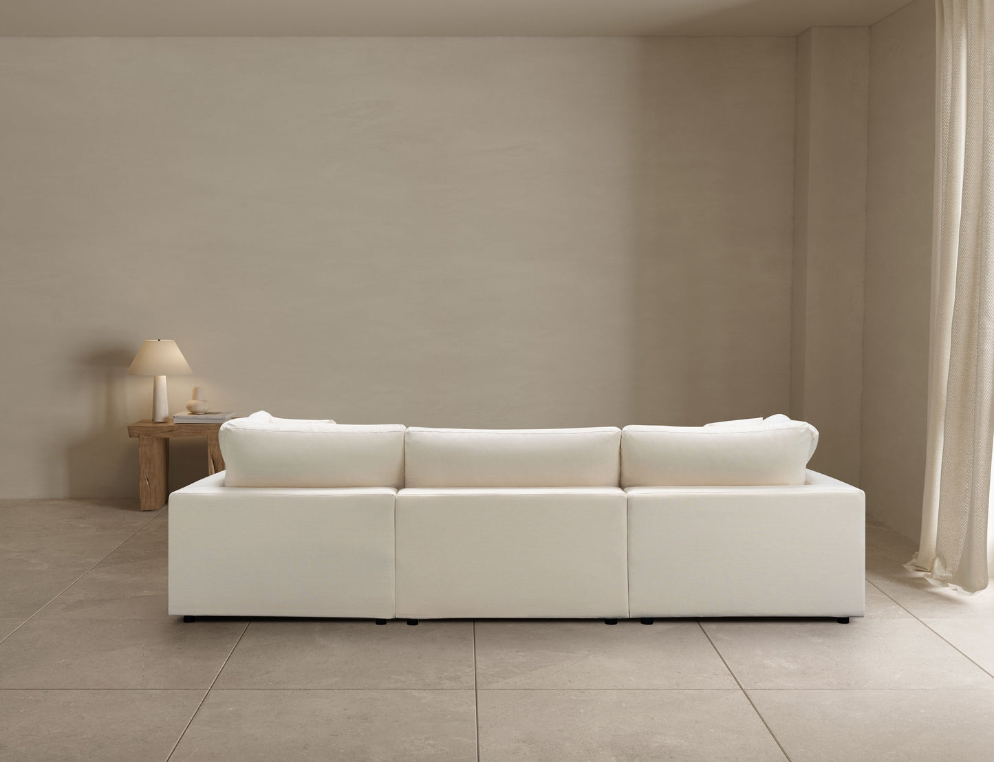 Canapé méridienne - Sol Ivory