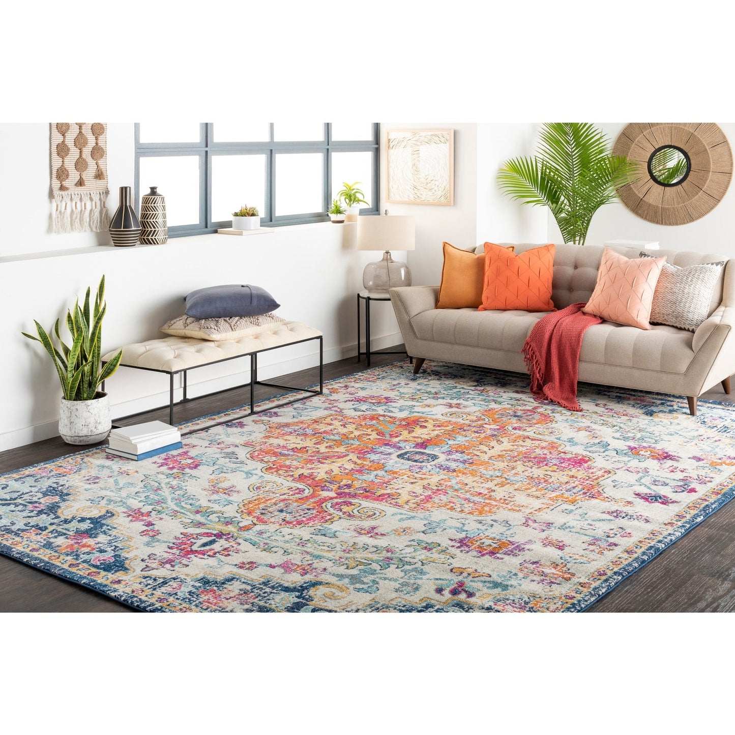 Tapis bohème vintage Caressa de Livabliss