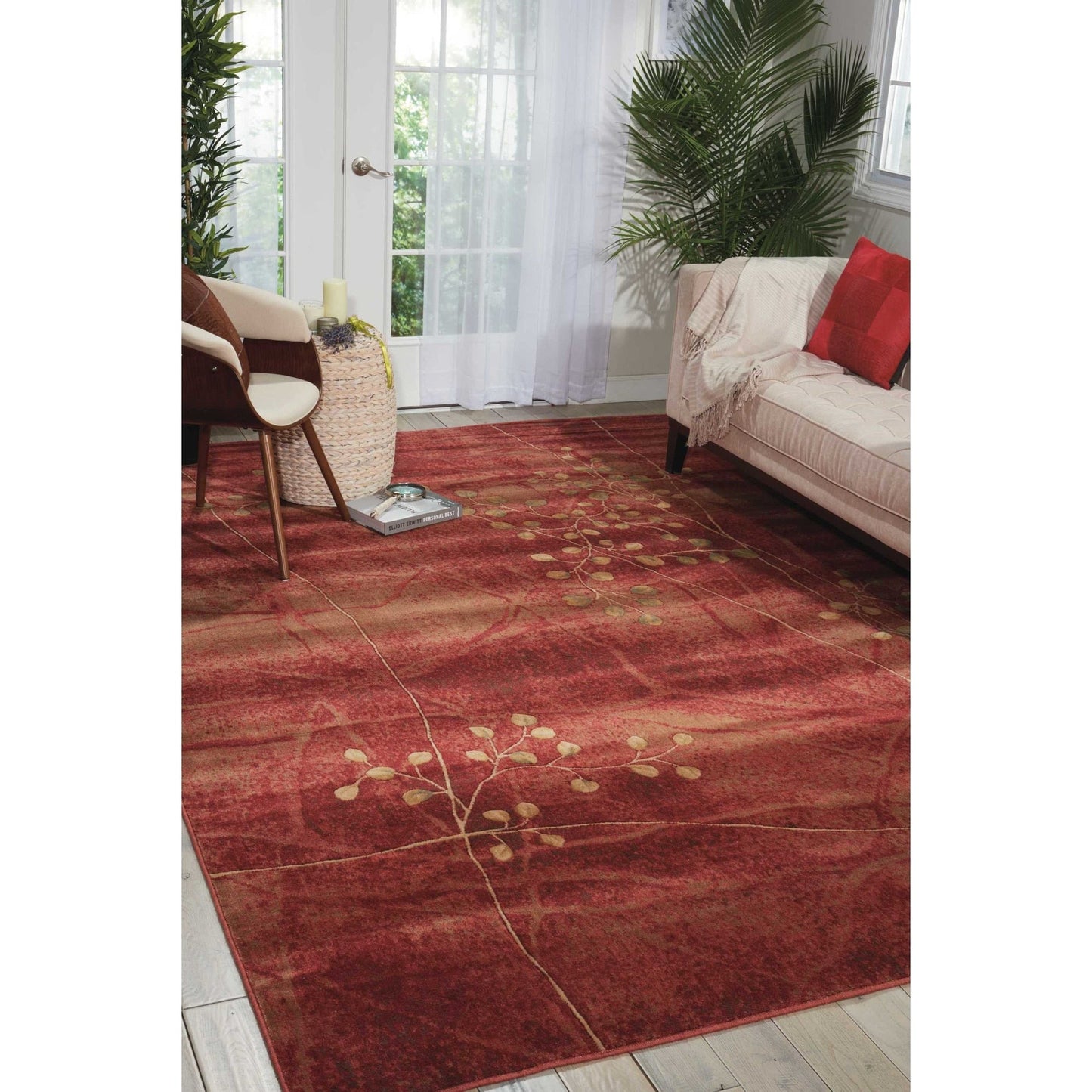 Tapis floral contemporain Nourison Somerset