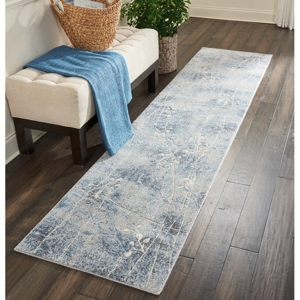 Tapis floral contemporain Nourison Somerset