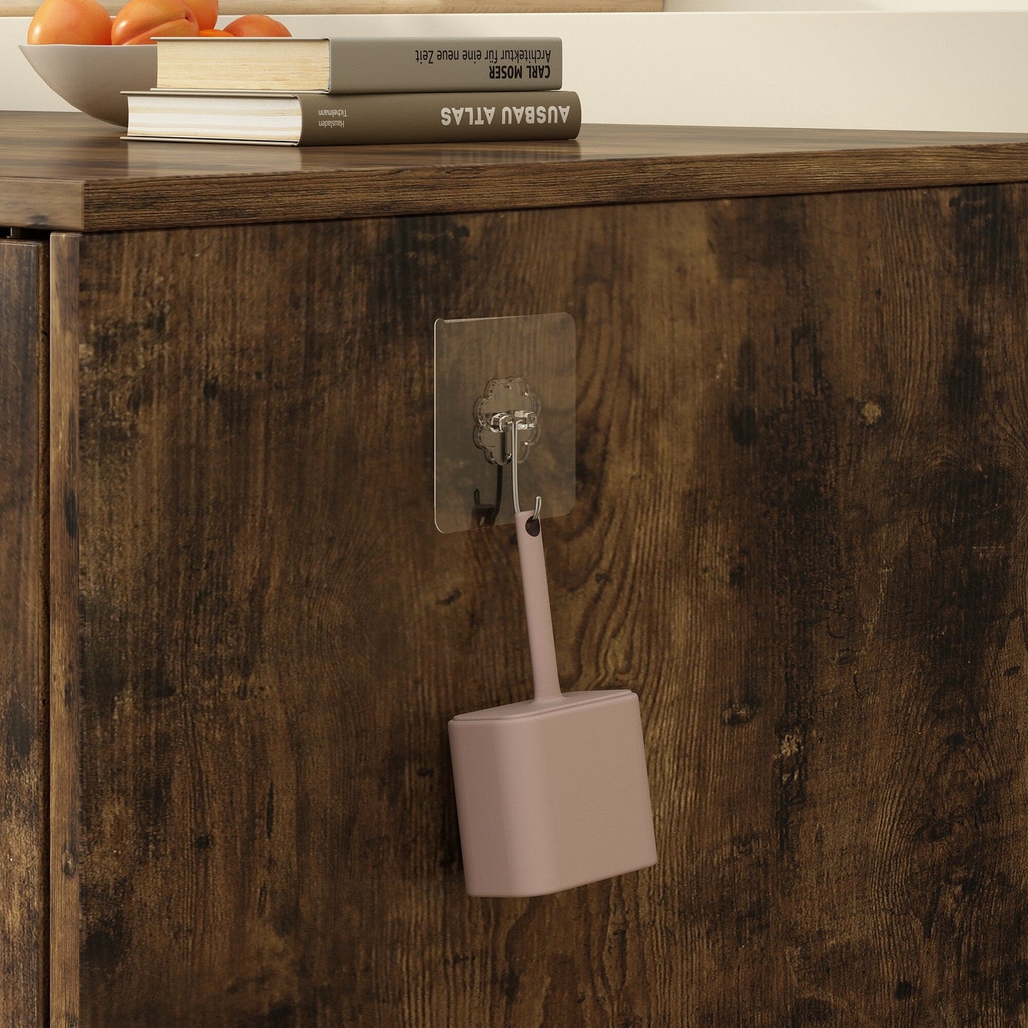 Bac à litière pour chat à deux compartiments, meuble multifonctionnel