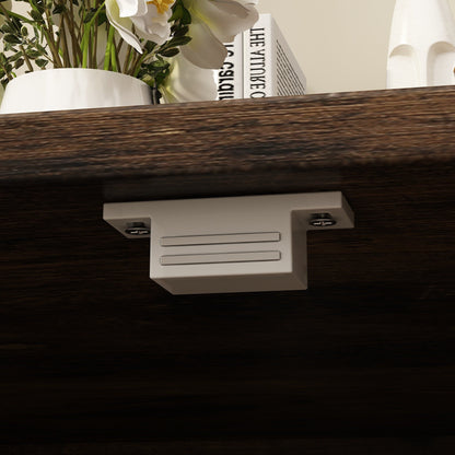 Bac à litière pour chat à deux compartiments, meuble multifonctionnel