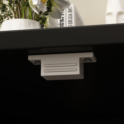 Bac à litière pour chat à deux compartiments, meuble multifonctionnel