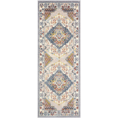 Tapis médaillon persan traditionnel Livabliss Elmas