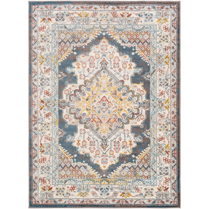 Tapis médaillon persan traditionnel Livabliss Elmas