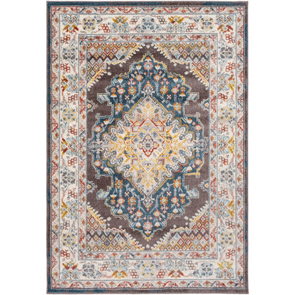 Tapis médaillon persan traditionnel Livabliss Elmas