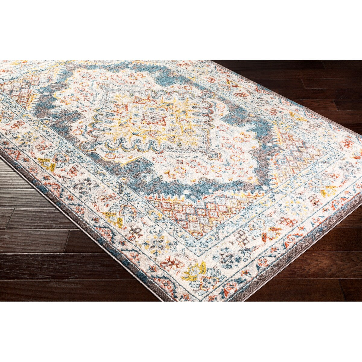 Tapis médaillon persan traditionnel Livabliss Elmas
