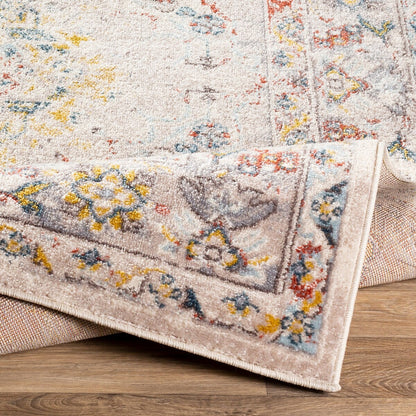 Tapis médaillon persan traditionnel Livabliss Elmas