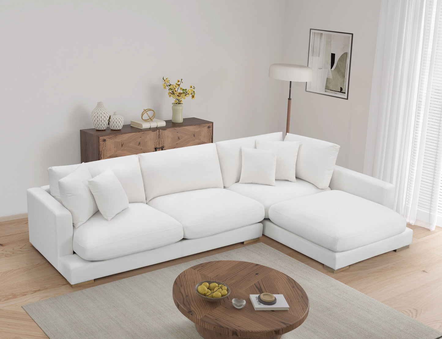 Canapé en tissu - Velora Mylk