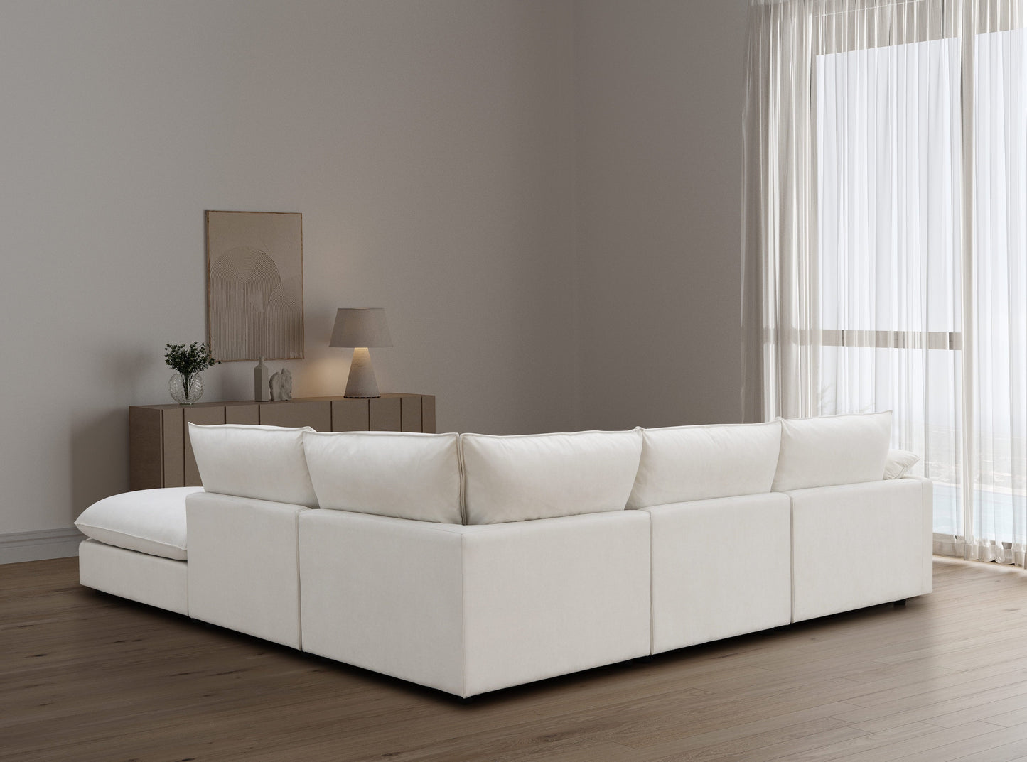 Canapé en tissu - Velora Mylk