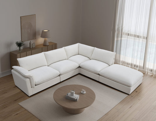 Canapé en tissu - Velora Mylk