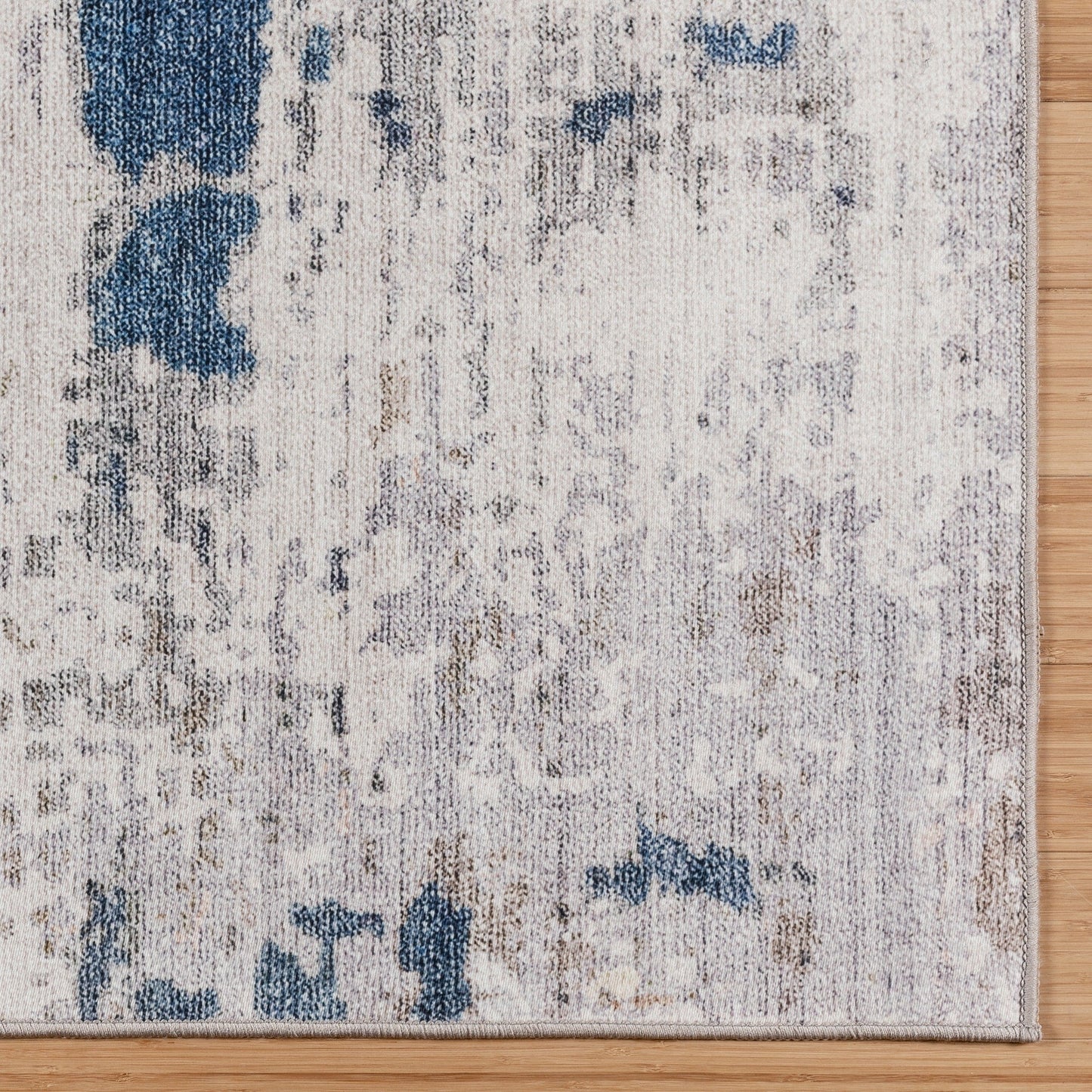 Gertmenian Crystal Print Washable Digital Printed Flat Pile Polyester Slip Resistant Area Rug Collection