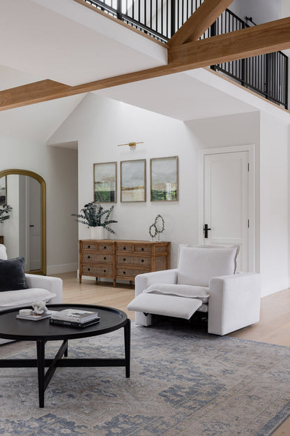 Fauteuil inclinable électrique - Dewi Vanille