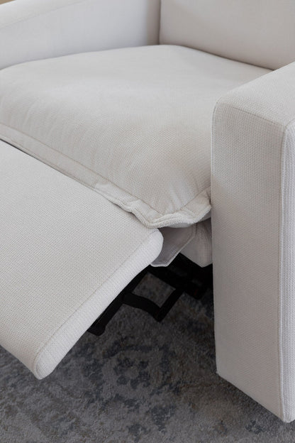 Canapé inclinable électrique - Dewi Vanille