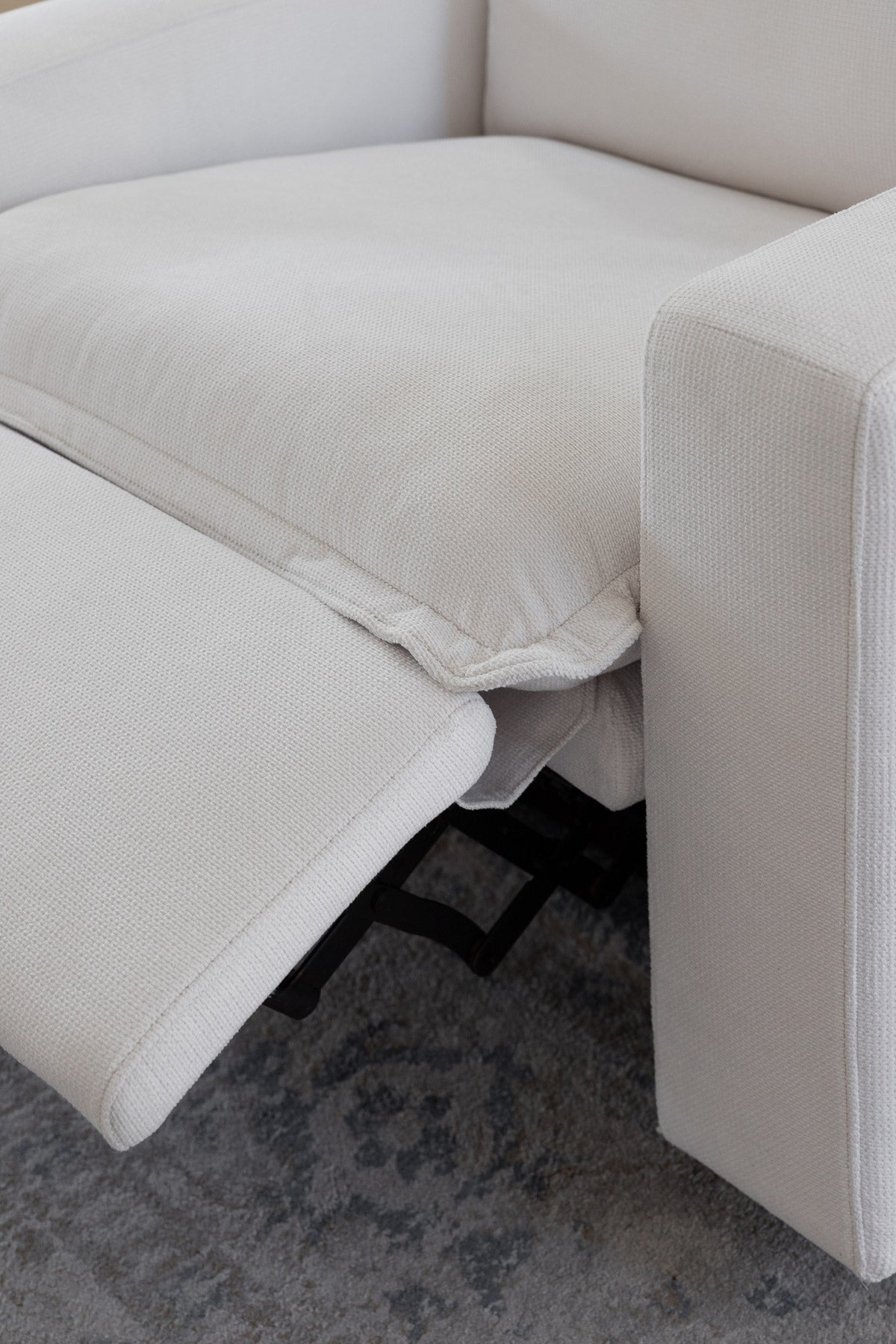 Fauteuil inclinable électrique - Dewi Vanille