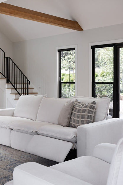 Canapé inclinable électrique - Dewi Vanille