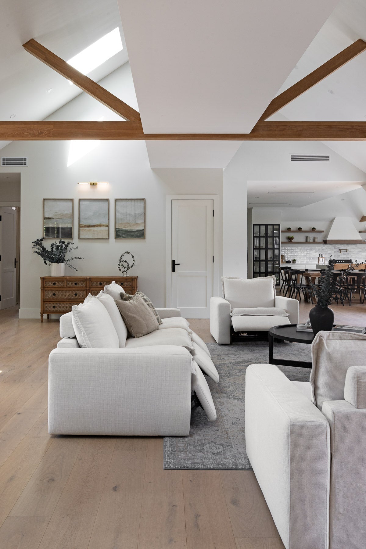 Fauteuil inclinable électrique - Dewi Vanille