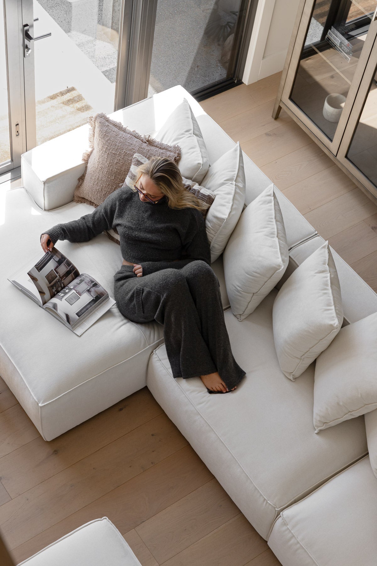 Canapé en tissu - Velora Mylk