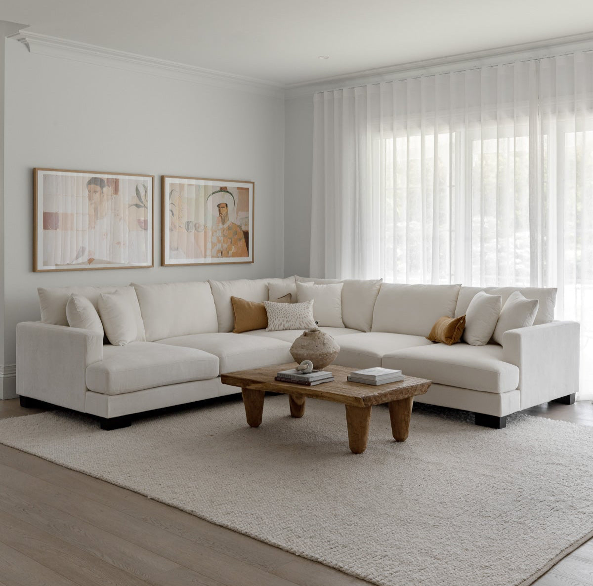 Canapé en tissu - Velora Mylk