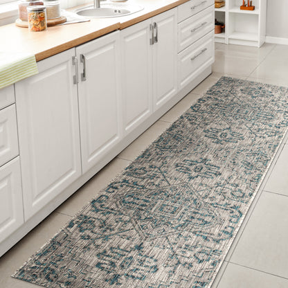 JONATHAN Y Charleston Medallion Indoor/Outdoor Area Rug