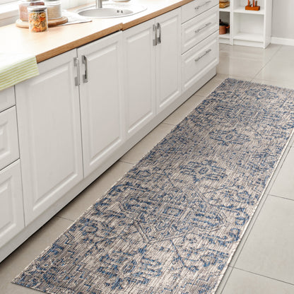 JONATHAN Y Charleston Medallion Indoor/Outdoor Area Rug
